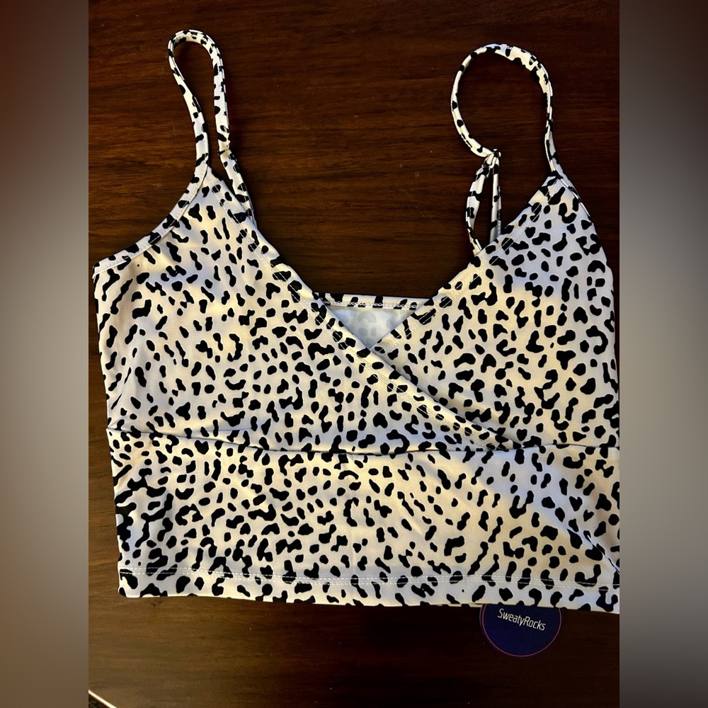 NWT Leopard Print Tank/Cami Size M